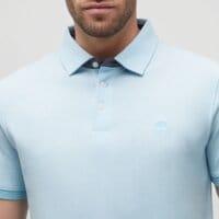 Koszulka polo męska TIMBERLAND POLO BABOOSIC BROOK OXFORD POLO tb0a6bwgeoa1 kolor blekitny