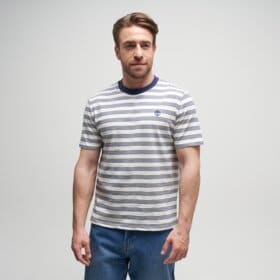 TIMBERLAND T-SHIRT 4 ROWS STRIPED SHORT SLEEVE TEE