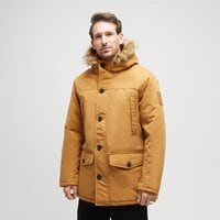 Kurtka zimowa męska TIMBERLAND KURTKA ZIMOWA TFO WATER RESISTANT WINTER PARKA tb0a6rxdp471 kolor brązowy