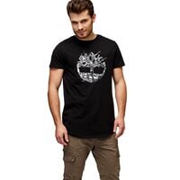 T-shirt, koszulka męska TIMBERLAND T-SHIRT REFLECTIVE MULTIGRAPHIC a1mke001 kolor czarny