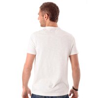 T-shirt, koszulka męska TIMBERLAND T-SHIRT SLIM SLUB EMB TEE 4669j130 kolor biały