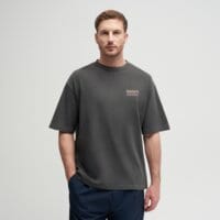 T-shirt, koszulka męska TIMBERLAND T-SHIRT ''FLY FISHING'' GRAPHIC TEE tb0a5n7z0011 kolor szary