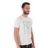 T-shirt, koszulka męska TIMBERLAND T-SHIRT SS SLUB MULTI SHAPE TEE 5364j130 kolor biały