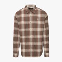 Koszula męska TIMBERLAND KOSZULA HERRINGBONE FLANNEL CHECK SHIRT tb0a42y1bk21 kolor brązowy