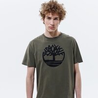 T-shirt, koszulka męska TIMBERLAND T-SHIRT SS KENNEBEC TREE LOGO TEE tb0a2c2ra581 kolor zielony