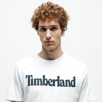 T-shirt, koszulka męska TIMBERLAND T-SHIRT LINEAR TEE tb0a28gf1001 kolor biały
