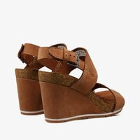 Buty casual damskie TIMBERLAND CAPRI SUNSET WEDGE ca1pgv kolor brązowy