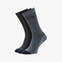 Męskie skarpetki TIMBERLAND SKARPETY 3PP MARLED RIBBED CREW tb0a1eqk4511 kolor granatowy