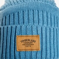 czapka zimowa męska TIMBERLAND CZAPKA ZIMOWA RIBBED BEANIE tb0a1egwl781 kolor granatowy