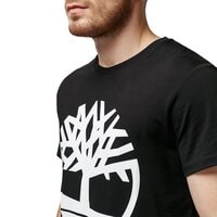 T-shirt, koszulka męska TIMBERLAND T-SHIRT LOGO BIG TEE tb0a1y3h0011 kolor czarny