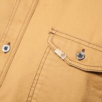 Koszula męska TIMBERLAND KOSZULA LS WARNER RIVER TWILL 7854j205 kolor brązowy