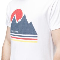 T-shirt, koszulka męska TIMBERLAND T-SHIRT SS KENNEBEC RIVER RETRO GRAPHIC TEE tb0a1ocy1001 kolor biały