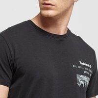 T-shirt, koszulka męska TIMBERLAND T-SHIRT SS CITY TEE tb0a1vzp0011 kolor czarny