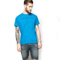 T-shirt, koszulka męska TIMBERLAND T-SHIRT SS KENNEBEC  RVR TBL TEE a14mu441 kolor niebieski