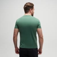 T-shirt, koszulka męska TIMBERLAND T-SHIRT CHEST LOGO SS TEE SLIM tb0a2br3a6z1 kolor zielony
