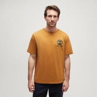 T-shirt, koszulka męska TIMBERLAND T-SHIRT SS GRAPHIC TEE 5 tb0a5yk3p471 kolor brązowy