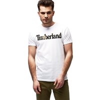T-shirt, koszulka męska TIMBERLAND T-SHIRT SS KENNEBEC RIVER SEASONAL PATTERN BRAND tb0a1o6bh791 kolor biały