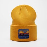 Czapka zimowa damska TIMBERLAND CZAPKA BEANIE WITH MOUNTAIN PATCH tb0a2pnjefm1 kolor żółty