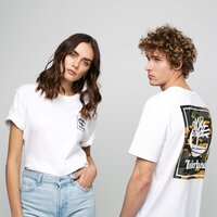 T-shirt, koszulka męska TIMBERLAND T-SHIRT YC SS BACK CAMO TREE TEE tb0a2afv1001 kolor biały