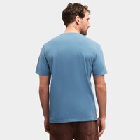 T-shirt, koszulka męska TIMBERLAND T-SHIRT SS MODERN WASH BRAND CARRIER TEE REGULAR tb0a6669dj51 kolor niebieski