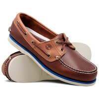 Buty żeglarskie męskie TIMBERLAND CLASSIC BOAT 2 EYE a16la kolor brązowy
