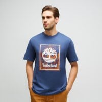 T-shirt, koszulka męska TIMBERLAND T-SHIRT FRONT SEASONAL GRAPHIC TEE tb0a5mqpeyo1 kolor niebieski