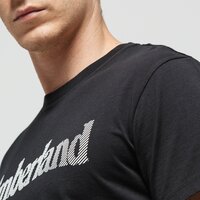 T-shirt, koszulka męska TIMBERLAND T-SHIRT SS ELEVATED LINEAR TEE tb0a1w1c0011 kolor czarny