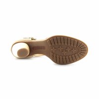 Buty casual damskie TIMBERLAND EK NEVALI PEEP TOE 27695 kolor beżowy