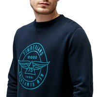 Bluza męska TIMBERLAND BLUZA BRUSHBACK VINTAGE GRAPHIC CREW a1mhw433 kolor granatowy