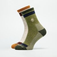 Damskie skarpetki TIMBERLAND SKARPETY 2 PACK SPECKLE MID CREW tb0a6au35441 kolor brązowy
