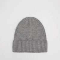 Czapka zimowa damska TIMBERLAND CZAPKA RIB KNIT BEANIE tb0a66520521 kolor szary