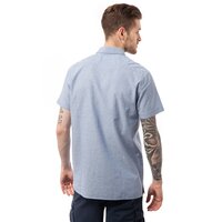 Koszula męska TIMBERLAND KOSZULA SS LANE RVR LW CHAMBRAY 7004j478 kolor niebieski