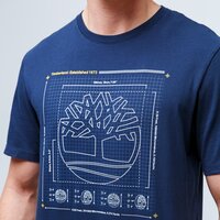 T-shirt, koszulka męska TIMBERLAND T-SHIRT KENNEBEC BRAND CARRIER PUFF EFFECT GRAPHI tb0a2cb94331 kolor granatowy