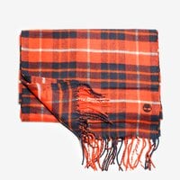 TIMBERLAND SZALIK PLAID SCARF tb0a1evt8451 kolor pomarańczowy