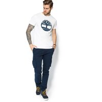T-shirt, koszulka męska TIMBERLAND T-SHIRT SS KENNEBEC RVR TREE a1lad130 kolor biały