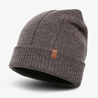 czapka zimowa męska TIMBERLAND CZAPKA ZIMOWA HEATHERED RIBBED BEANIE tb0a1egy0101 kolor szary