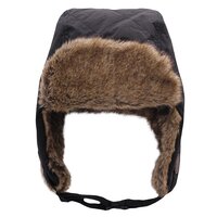 czapka zimowa męska TIMBERLAND CZAPKA NYLON TRAPPER j1608001 kolor czarny