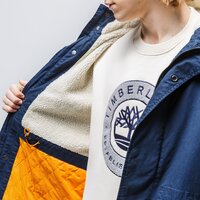 Kurtka zimowa męska TIMBERLAND KURTKA ZIMOWA MT KELSEY COTTON PARKA WITH SHERPA  tb0a2djh4331 kolor granatowy