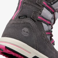 Dziecięce buty zimowe TIMBERLAND SNOW STOMPER PULL ON WP a1ugo kolor szary