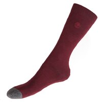 Męskie skarpetki TIMBERLAND SKARPETY 3PP SOCK GIFT BOX j0219211 kolor bordowy