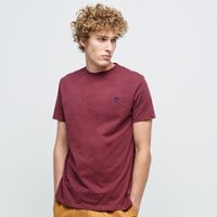 T-shirt, koszulka męska TIMBERLAND T-SHIRT SS DUNSTAN JERSEY CREW TEE SLIM tb0a2bpri301 kolor bordowy