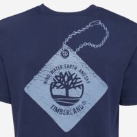 T-shirt, koszulka męska TIMBERLAND T-SHIRT "BADOINK" SS BACK GRAPHIC TEE tbc0yhdbaih1 kolor granatowy