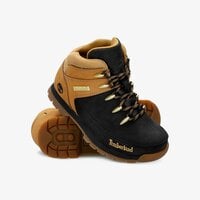 Dziecięce buty zimowe TIMBERLAND EURO SPRINT  a1kzh kolor czarny
