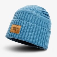 czapka zimowa męska TIMBERLAND CZAPKA ZIMOWA RIBBED BEANIE tb0a1egwl781 kolor granatowy