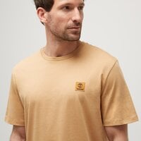 T-shirt, koszulka męska TIMBERLAND T-SHIRT SHORT SLEEVE NEW WOVEN BADGE TEE tb0a5rceeh31 kolor beżowy