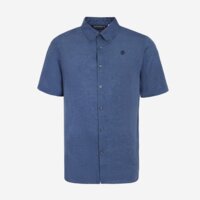 Koszula męska TIMBERLAND KOSZULA LINEN SHORT SLEEVE tb0a2dcceyo1 kolor granatowy