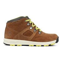 Dziecięce buty zimowe TIMBERLAND GT SCRAMBLE MID LTHR WP a1luy kolor brązowy