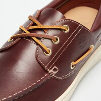 Buty żeglarskie męskie TIMBERLAND PORTOFINO PIER BOAT SHOE tb0a6cxmeiw1 kolor bordowy