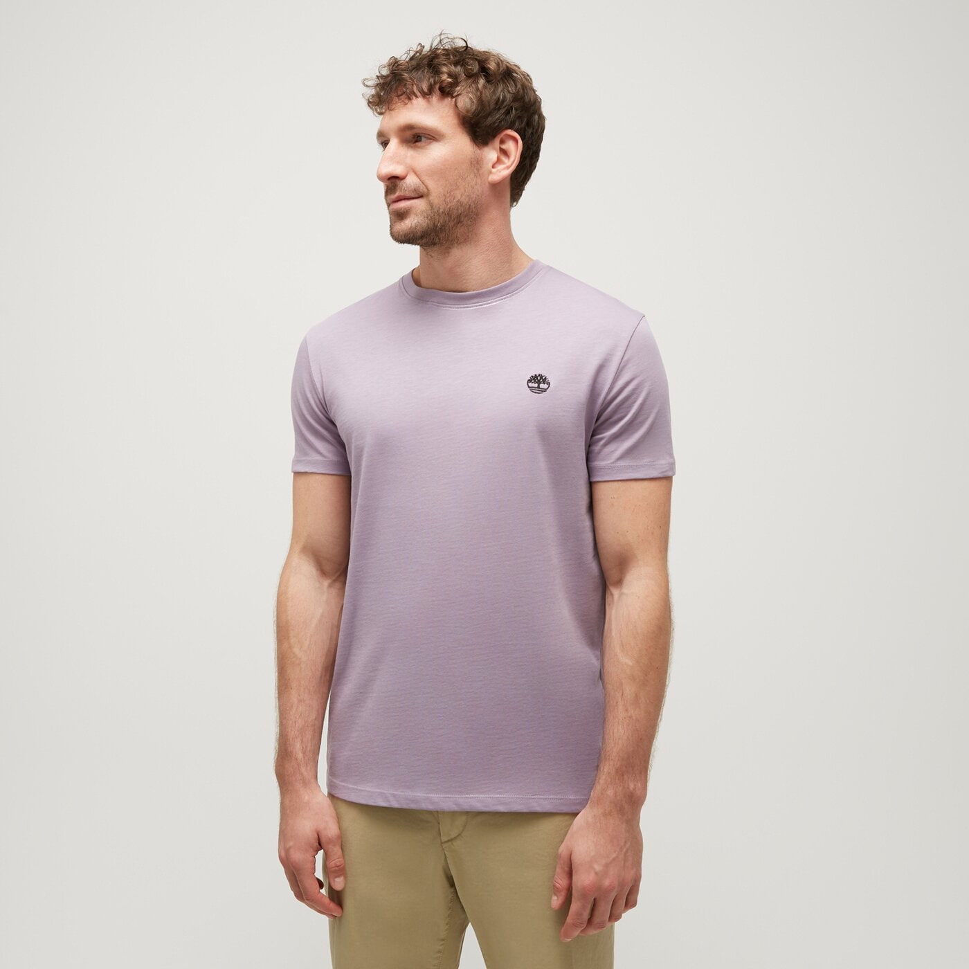 TIMBERLAND T-SHIRT SHORT SLEEVE TEE TB0A2BPREG71 | kolor fioletowy