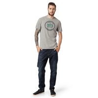 T-shirt, koszulka męska TIMBERLAND T-SHIRT SS KENNEBEC  RVR BRAND TE a11ag052 kolor szary